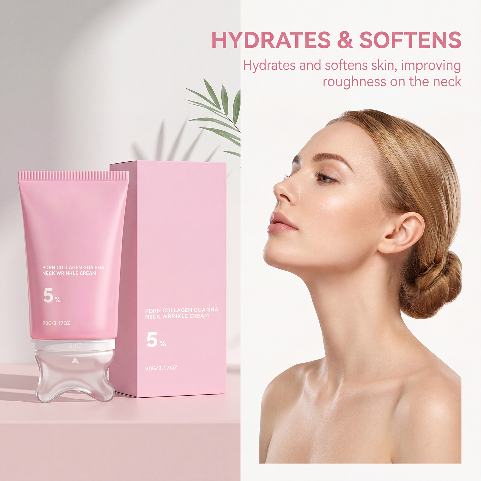 Skincare Glad2Glow - Krim Leher Kolagen Pijat Mencerahkan Garis