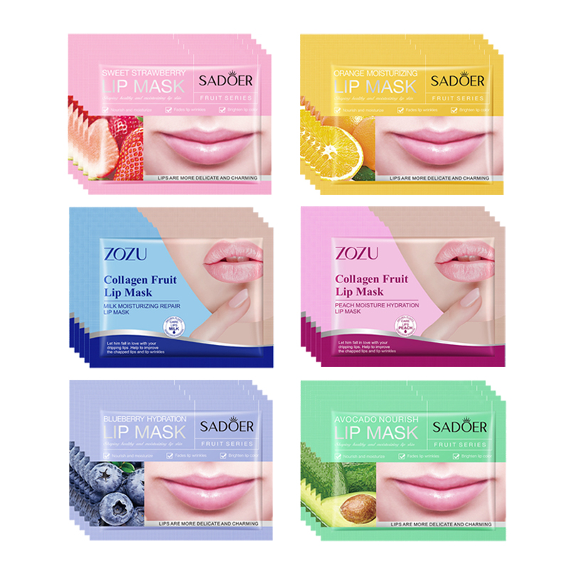 Skincare Omg - Masker bibir buah, 30 buah masker