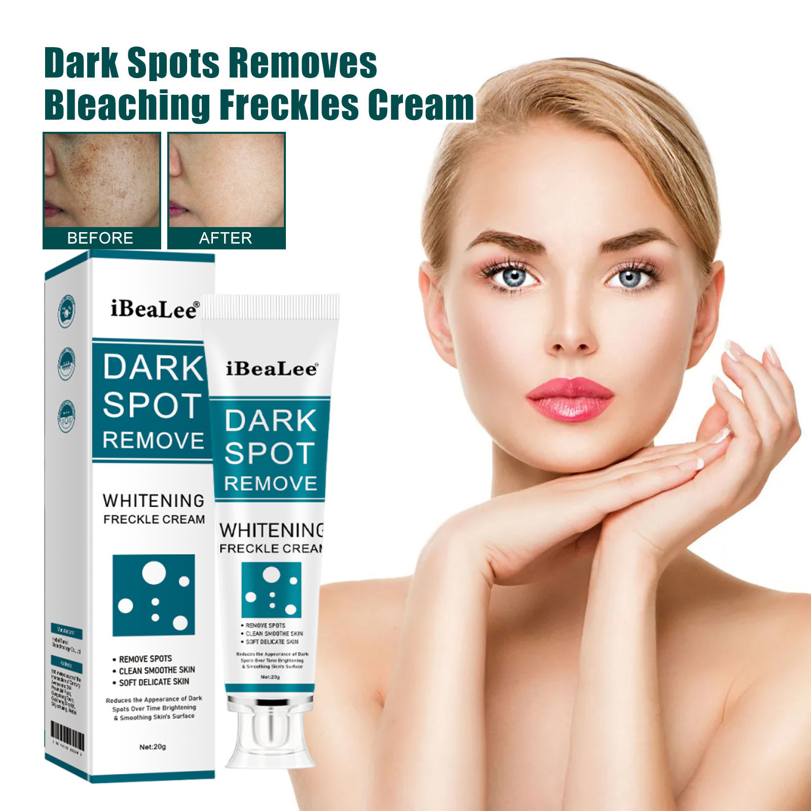 Skincare Glad2Glow - Krim Pencerah Wajah Melasma Serum Niacinamide