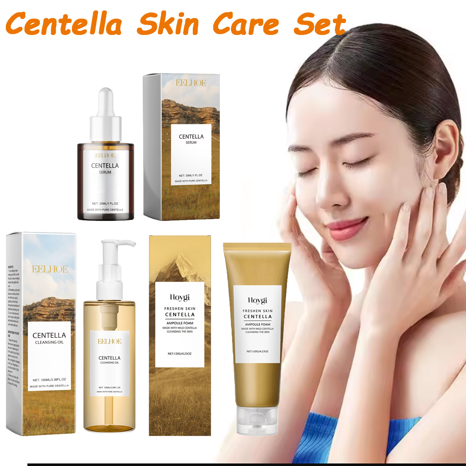 Set Perawatan Kulit Centella S - Skincare Glad2Glow ulasan dan harga