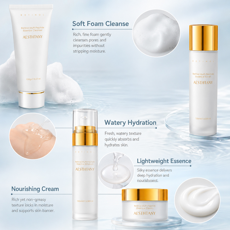7PCS Set Perawatan Kulit Retin - Skincare Omg ulasan dan harga