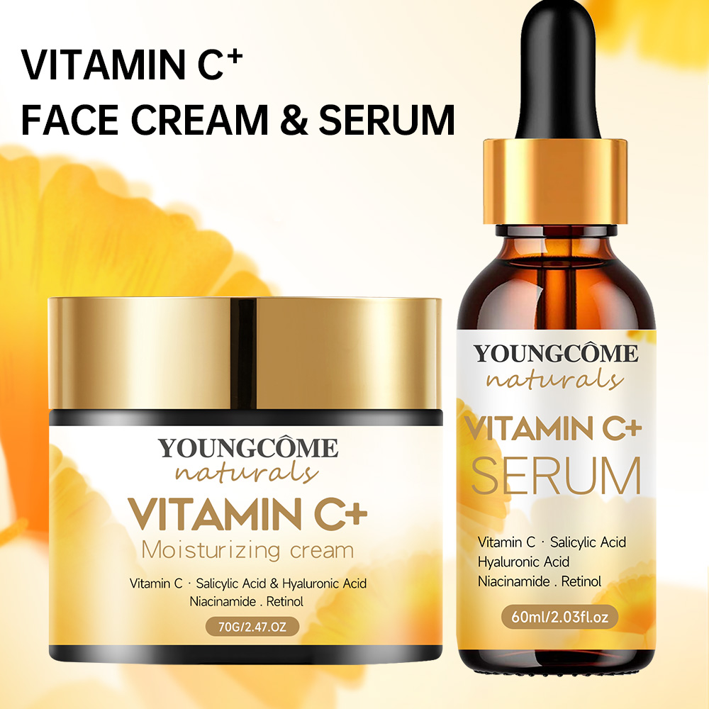 Krim Wajah Vitamin C & Set Ese - Skincare Glad2Glow ulasan dan harga