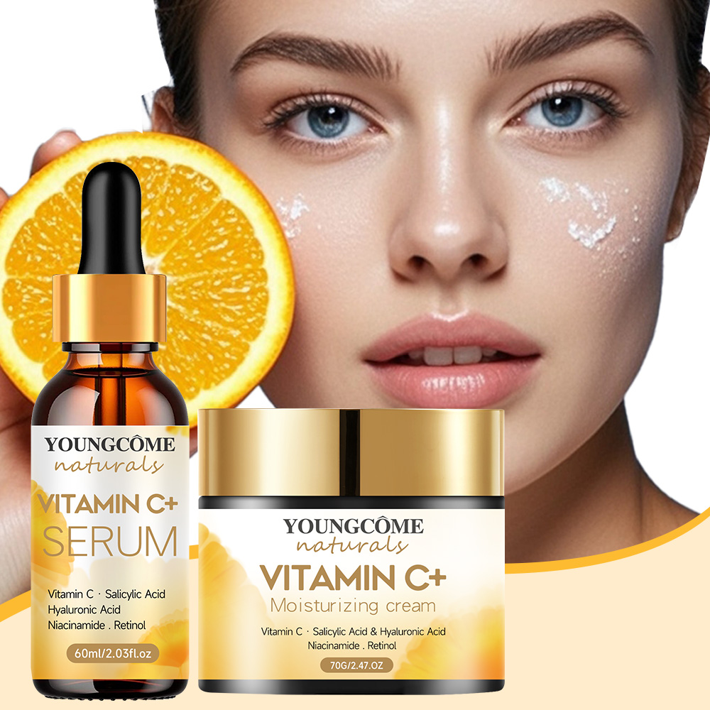 Krim Wajah Vitamin C & Set Ese - Skincare Glad2Glow ulasan dan harga