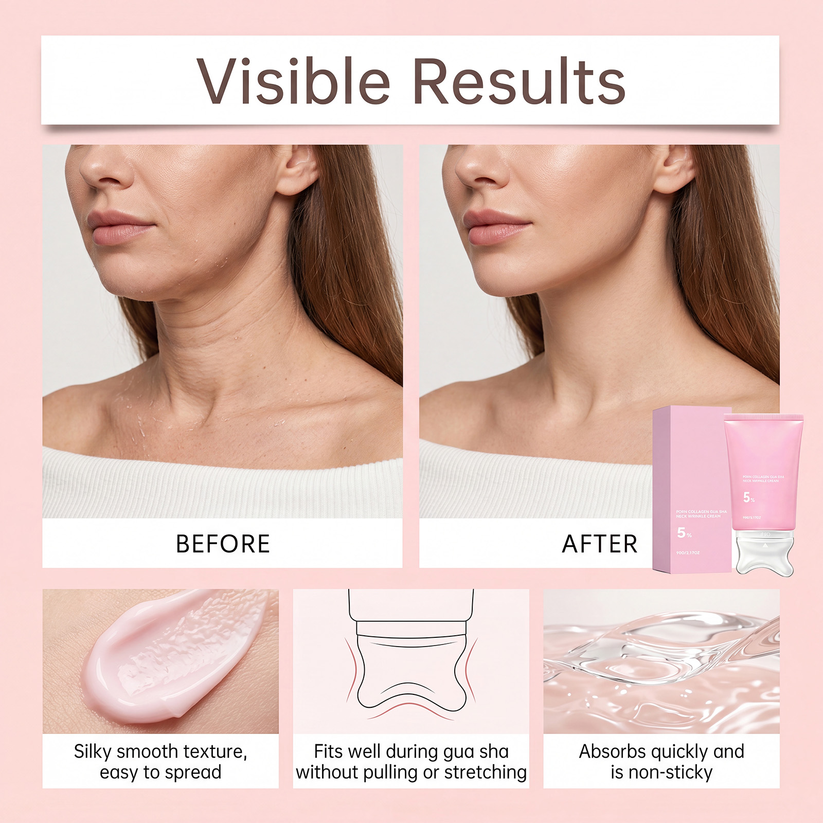 Krim Leher Kolagen Pijat Mence - Skincare Glad2Glow ulasan dan harga