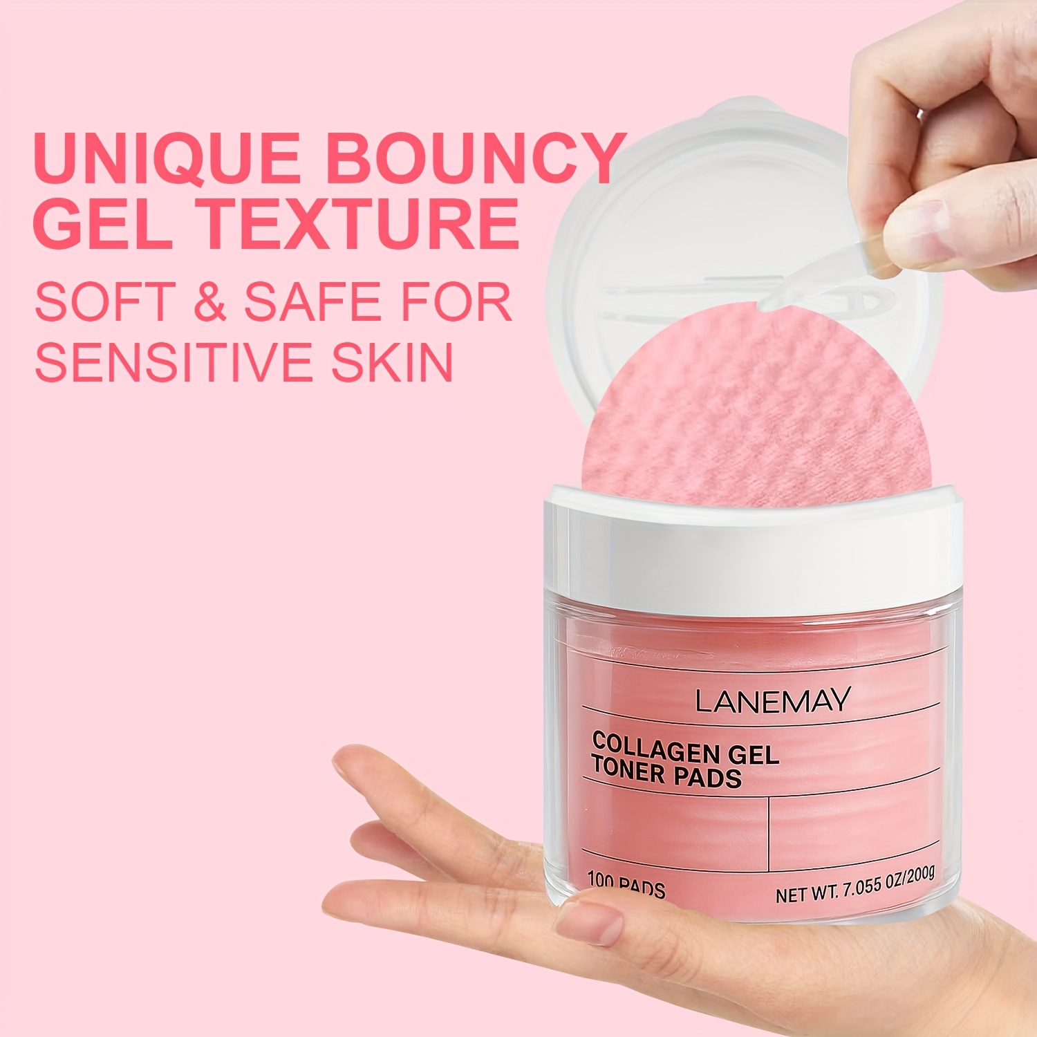 100 PADS Collagen Gel Toner Pa - Skincare Glad2Glow ulasan dan harga