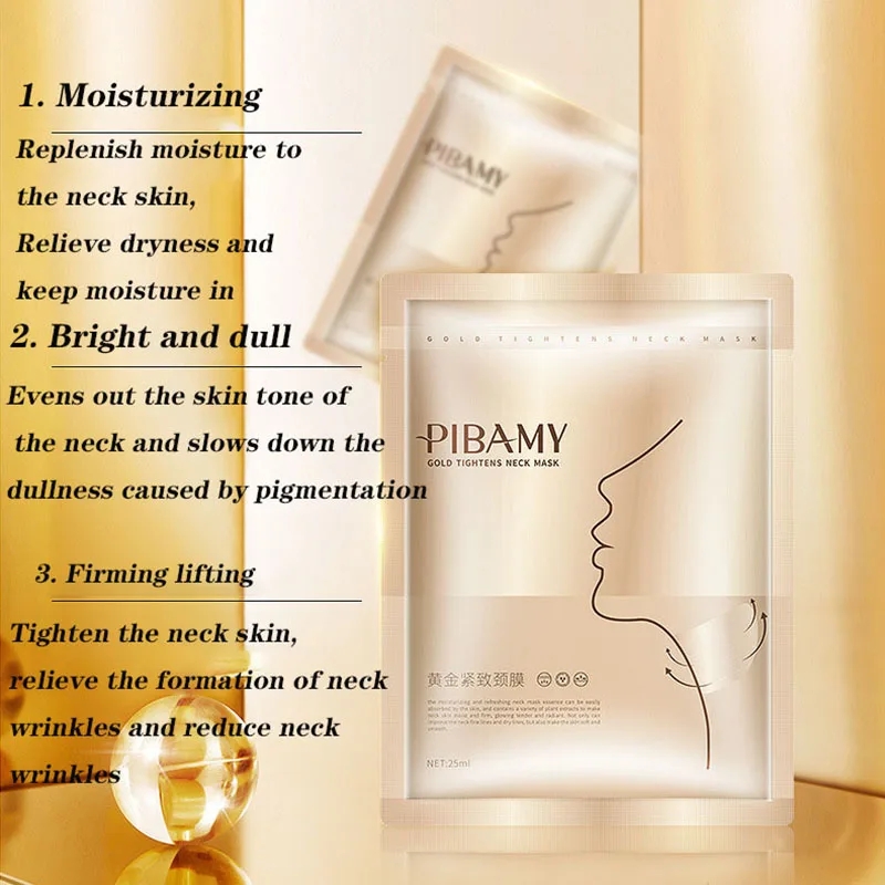 Masker Leher Pengencang Emas M - Skincare Omg ulasan dan harga